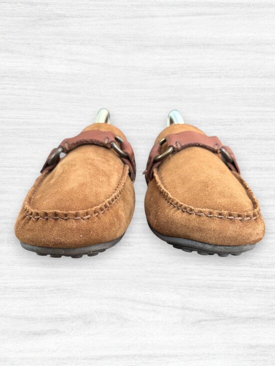 Frye Allen Ring Keeper Brown Suede Driving Loafers Mens 8.5 D Moccasin Shoes main image 5